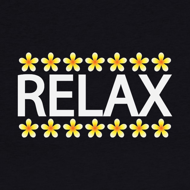 Relax vibes typography design by CRE4T1V1TY